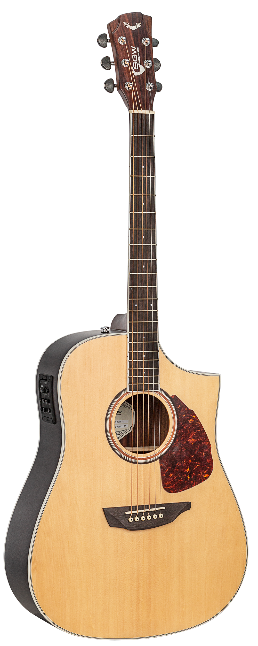 SGW S550DNS Dreadnought electric/acoustic guitar.