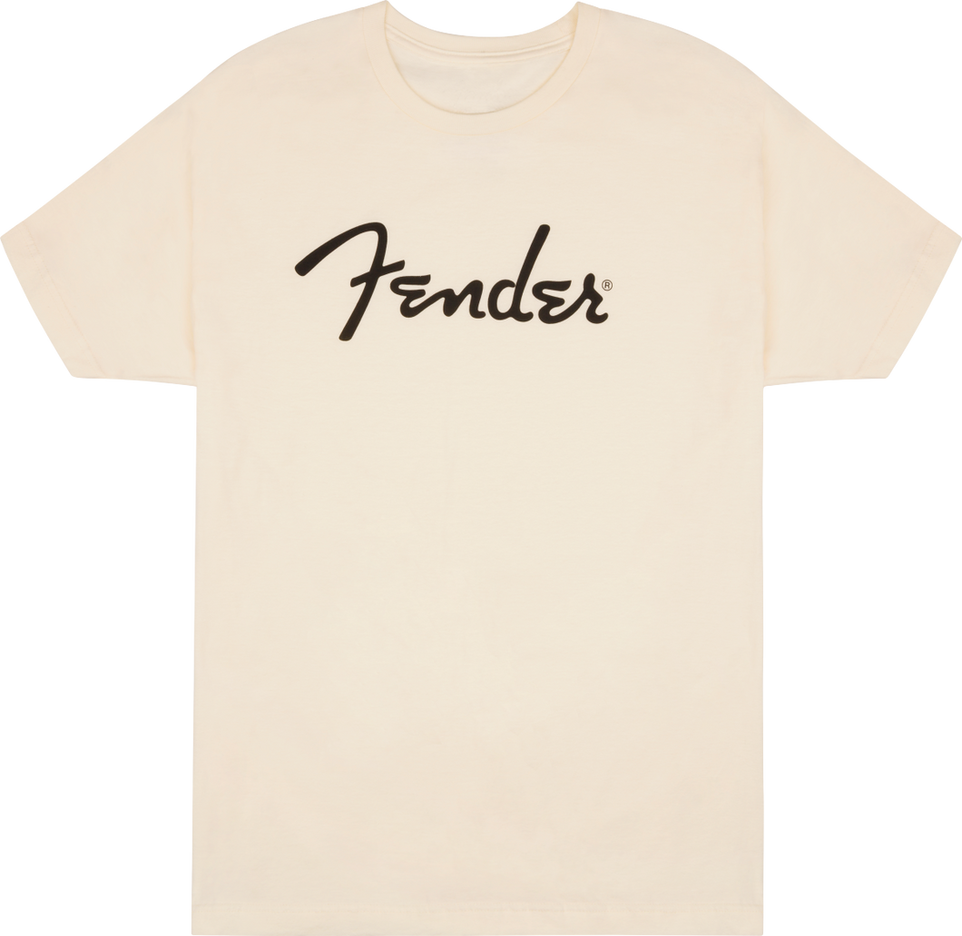 Fender Spaghetti Logo T-Shirt - Olympic White - XLarge