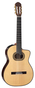 Takamine Hirade Pro Series AC/EL Full Size Concert Classical Guitar with Cutaway - TH90