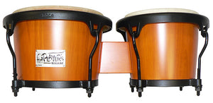 Toca 7 & 8-1/2" Players Series Wooden Bongos in Amber