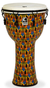 Toca Freestyle 2 Series Mech Tuned Djembe 14" in Kente Cloth with Bag