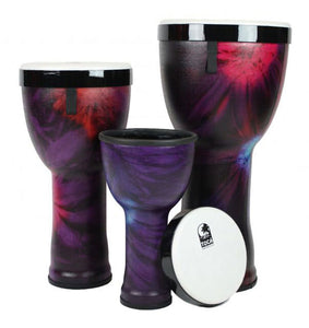Toca Freestyle 2 Series Nesting Djembes in Woodstock Purple - PK3