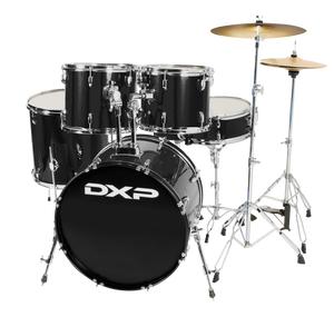 DXP 22" 5 Piece Drum Kit Package  Black