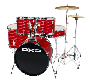 DXP 22" 5 Piece Drum Kit Package  3D Red