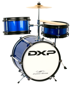 DXP 3 Piece Junior Drum Kit Package  Metallic Blue