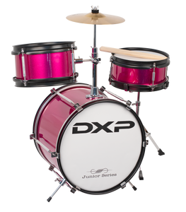 DXP 3 Piece Junior Drum Kit Package  Pink