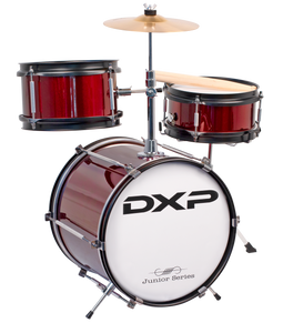 DXP 3 Piece Junior Drum Kit Package  Wine Red
