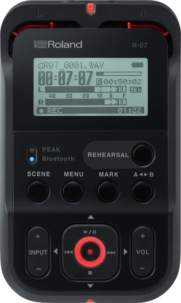 Roland R07 Portable Recorder BLACK